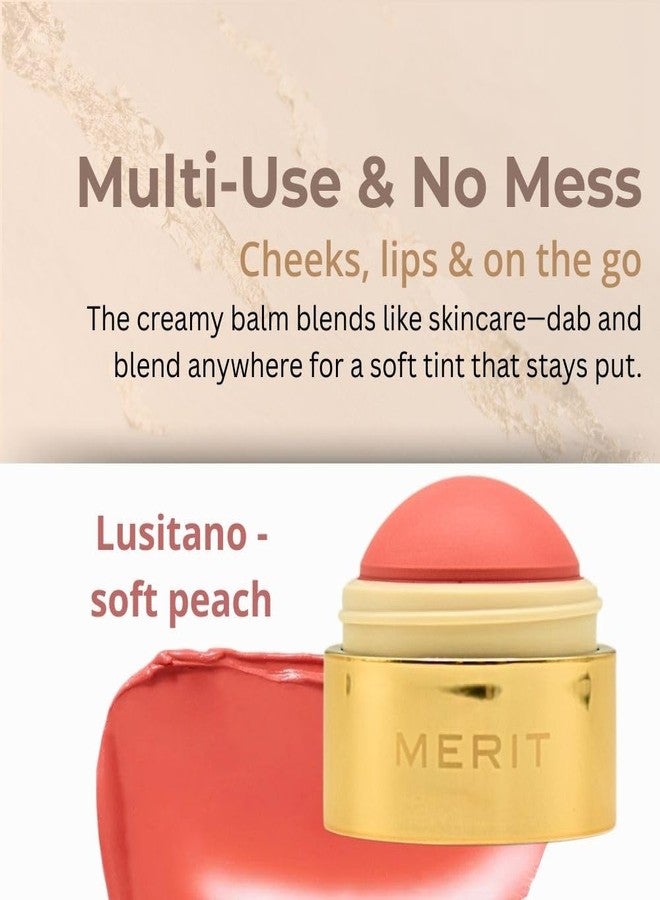 Merit MERIT Flush Balm Cream Blush – Lusitano Soft Peach